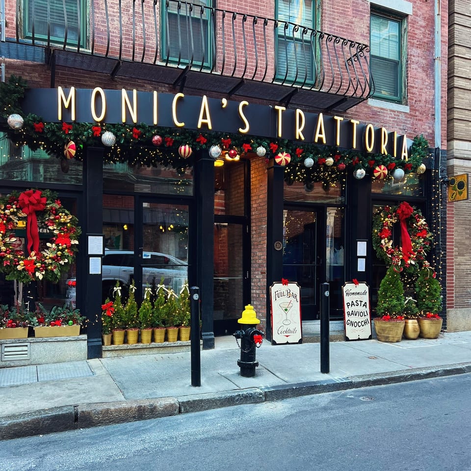 Welcome to Monica’s Trattoria, Cozy Italian 🍴
